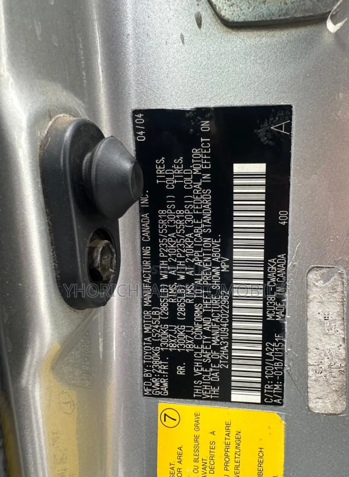 Lexus RX 330 2004 Silver