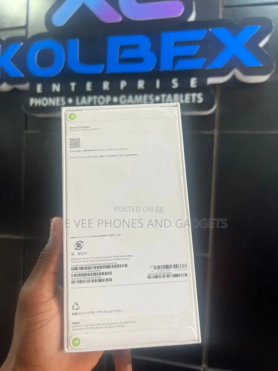 New Apple iPhone 17 Pro Max 512 GB Blue