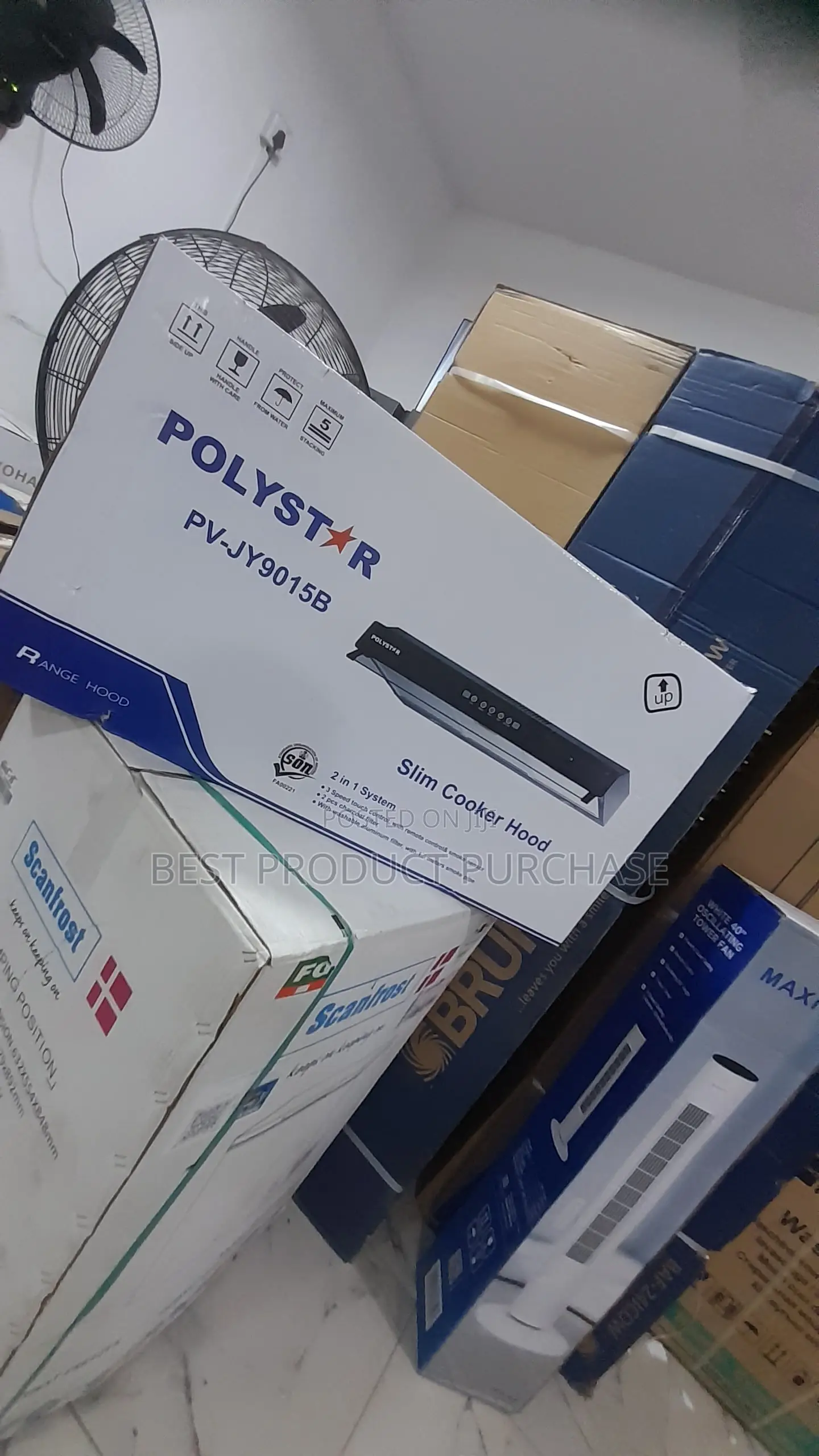 Digital Touch Polystar Slim Hood Pv-Jy9015b