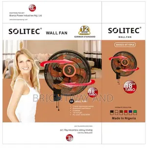 Wall Fan Black