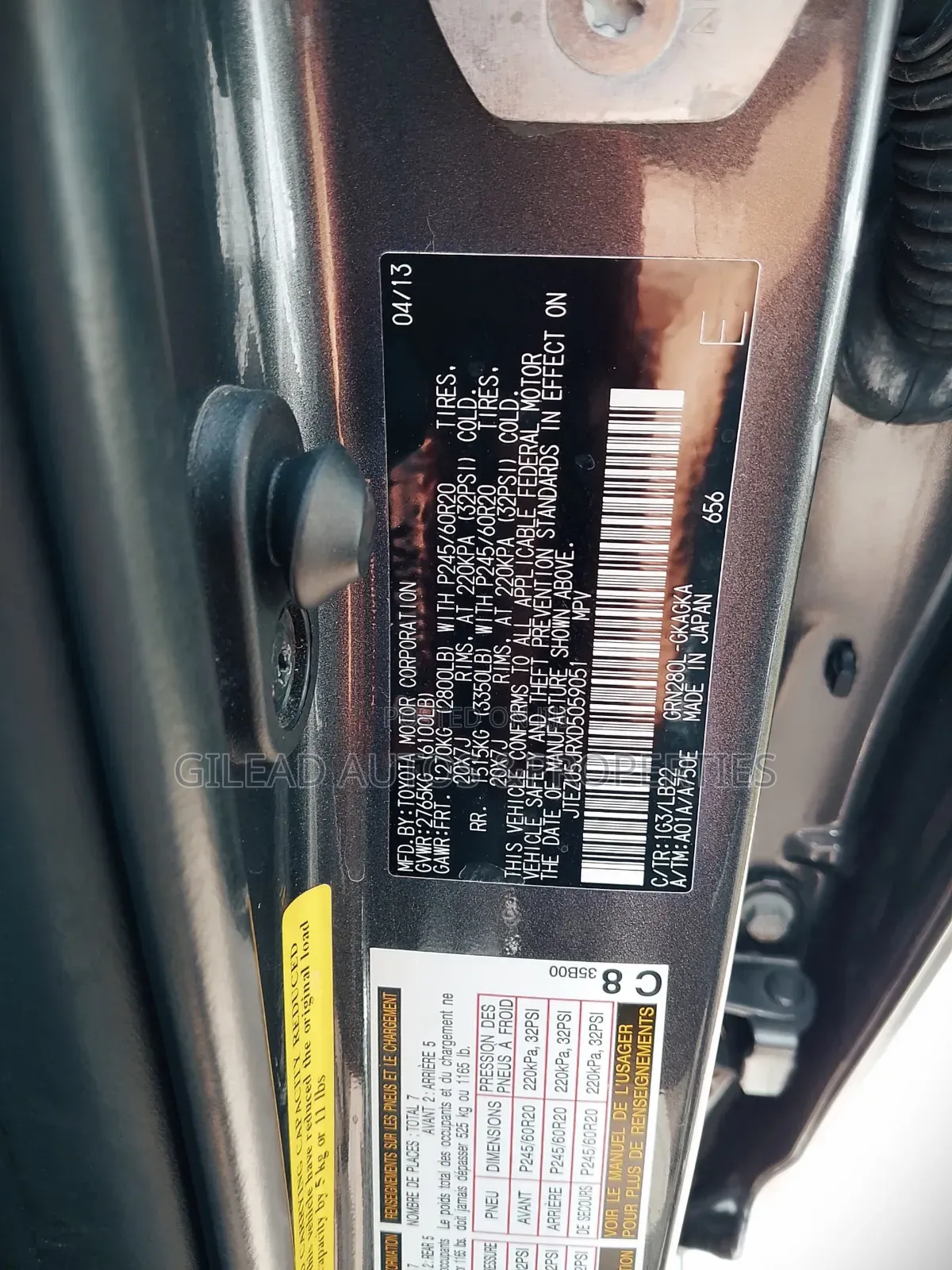 Toyota 4-Runner 2013