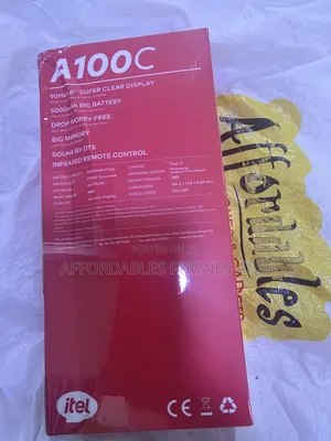 New Itel A100C 128 GB Black
