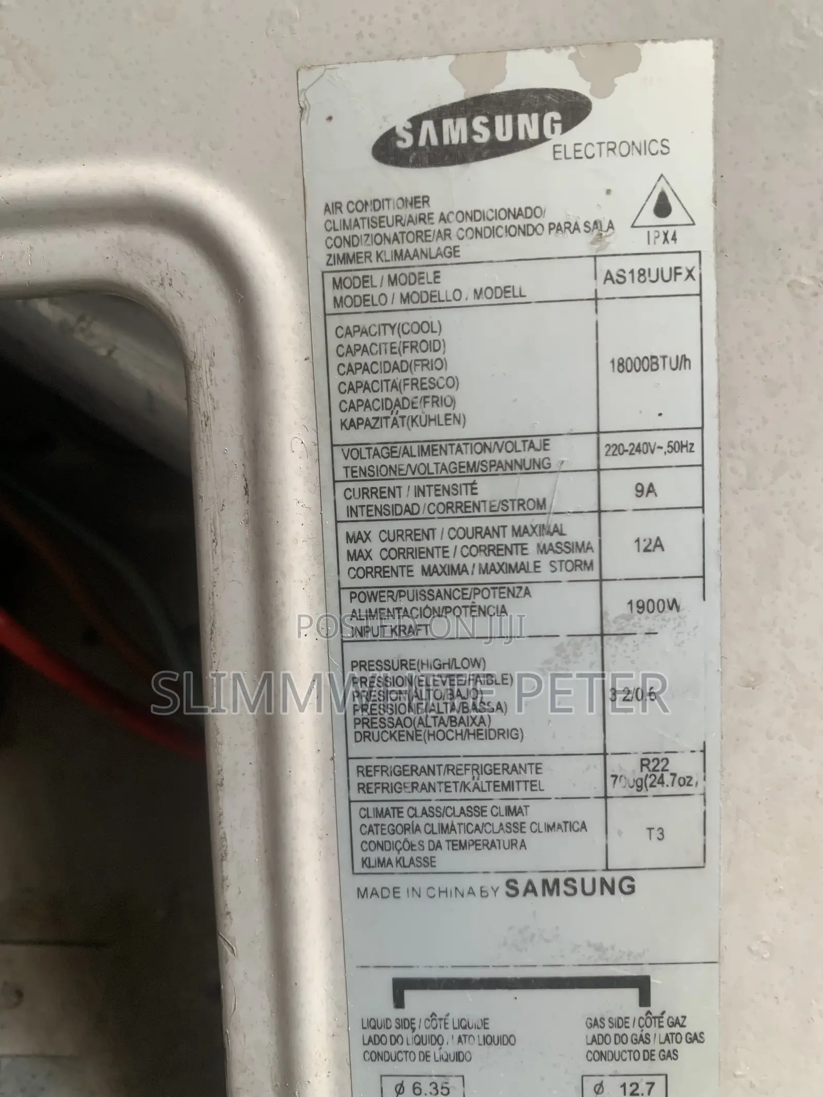 Samsung Split Ac Complete Set (Indoor Outdoor Unit)