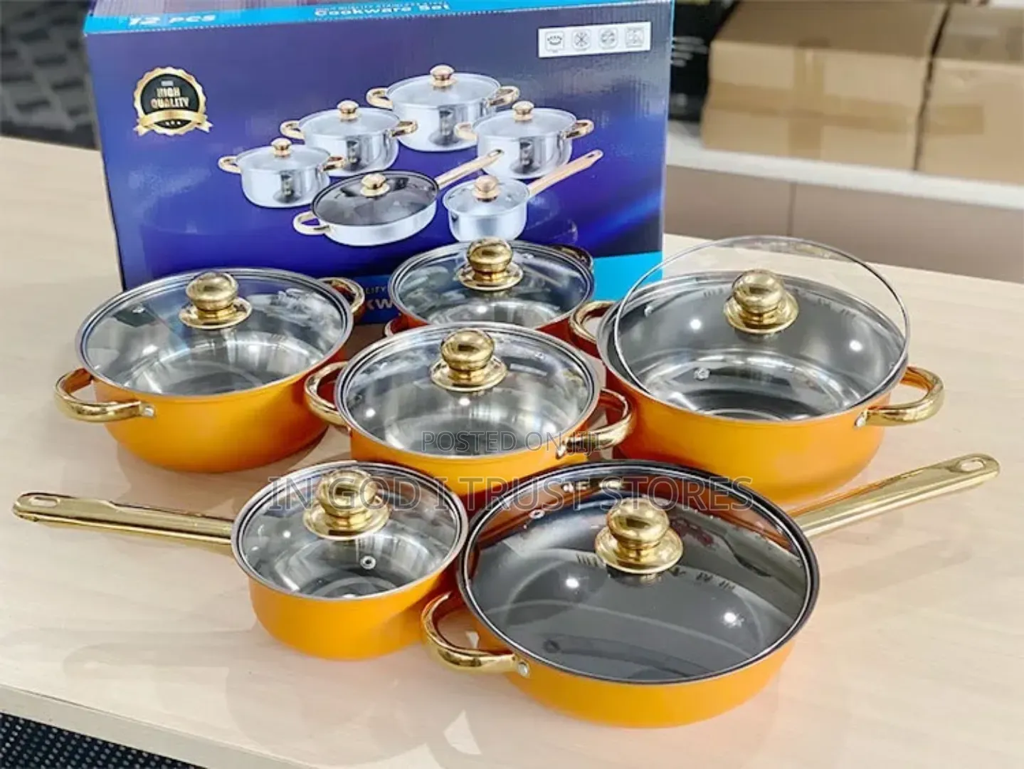 Colorful High Quality 7-Piece Stainless Steel