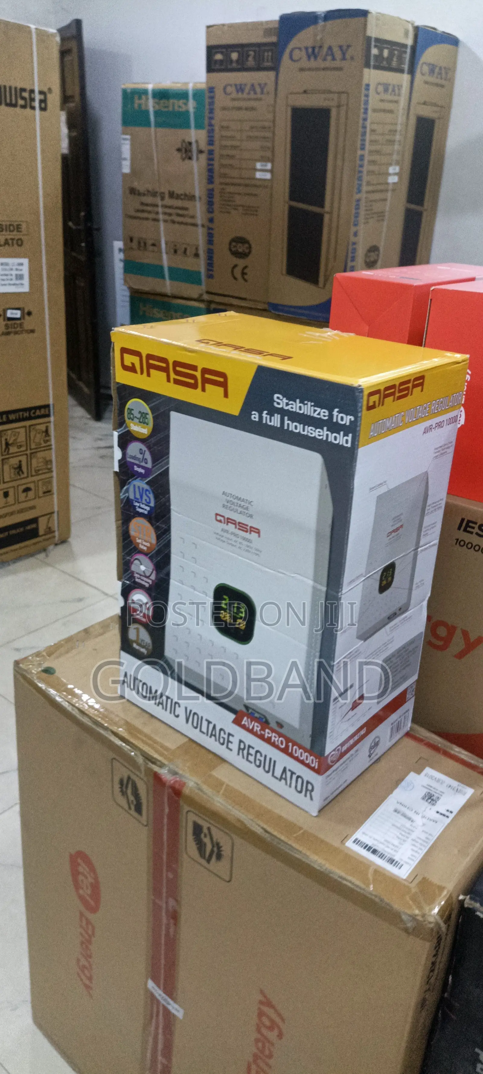 Qasa Automatic Wall Mount Voltage Stabilizer 10kw