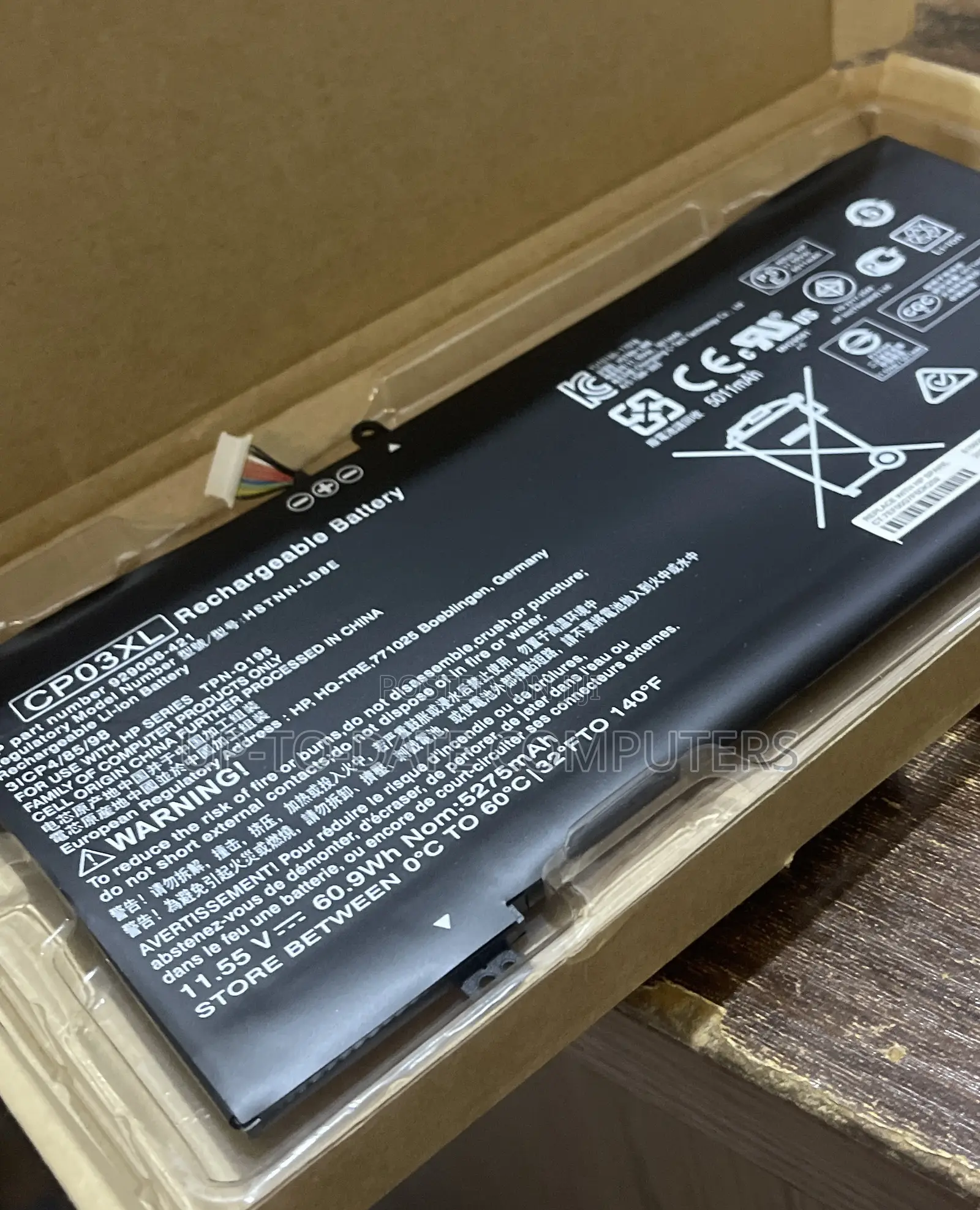 Cpo3xl Hp Battery