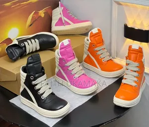 Rick Owen Luxury Kick High Top Shoes