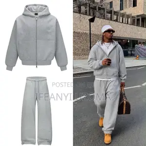 Luxury Plain Zipper Hoodie