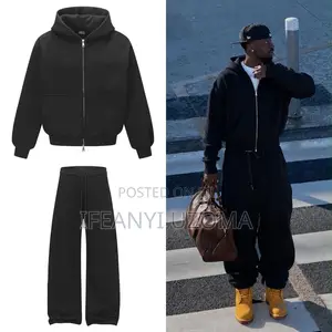 Luxury Plain Zipper Hoodie