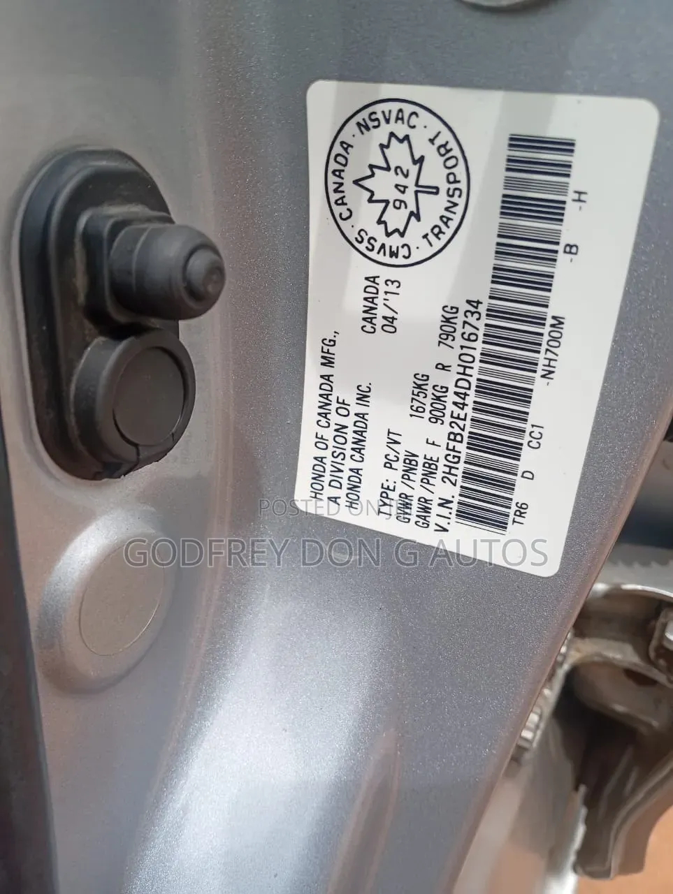Honda Civic 2013 Silver