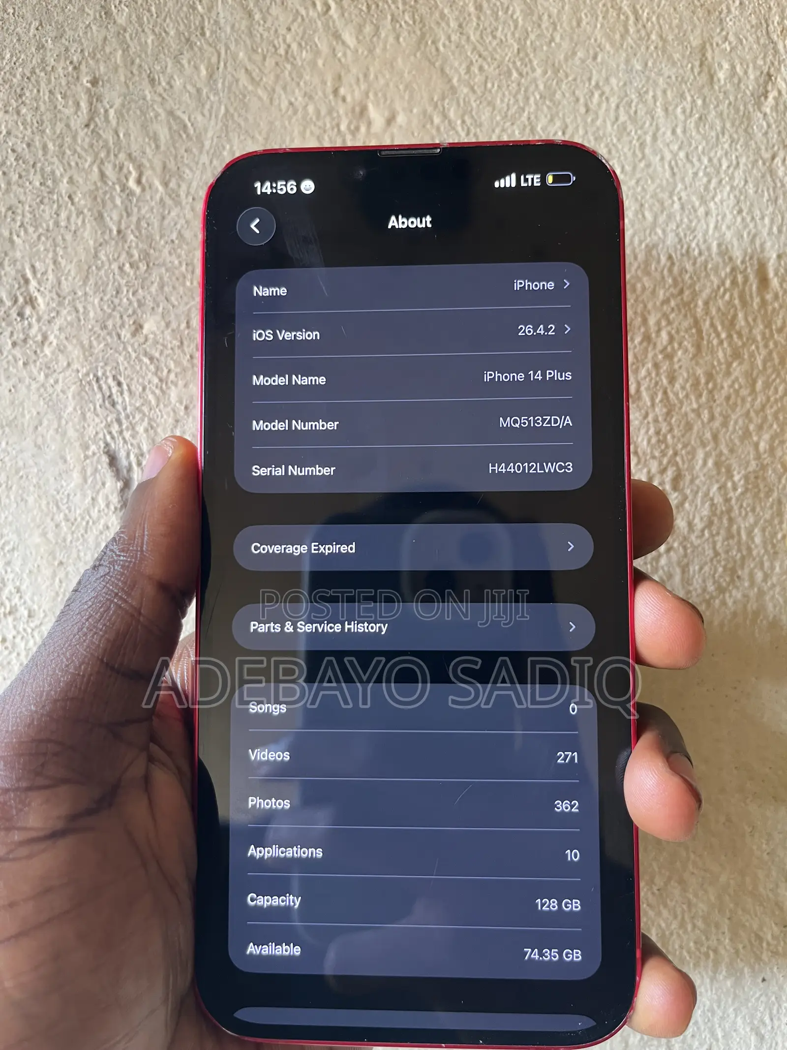 Apple iPhone 14 Plus 128 GB Red