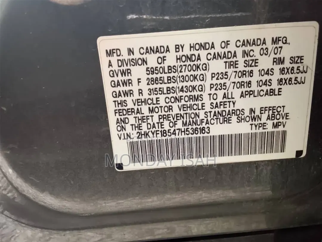 Honda Pilot 2004 Gray