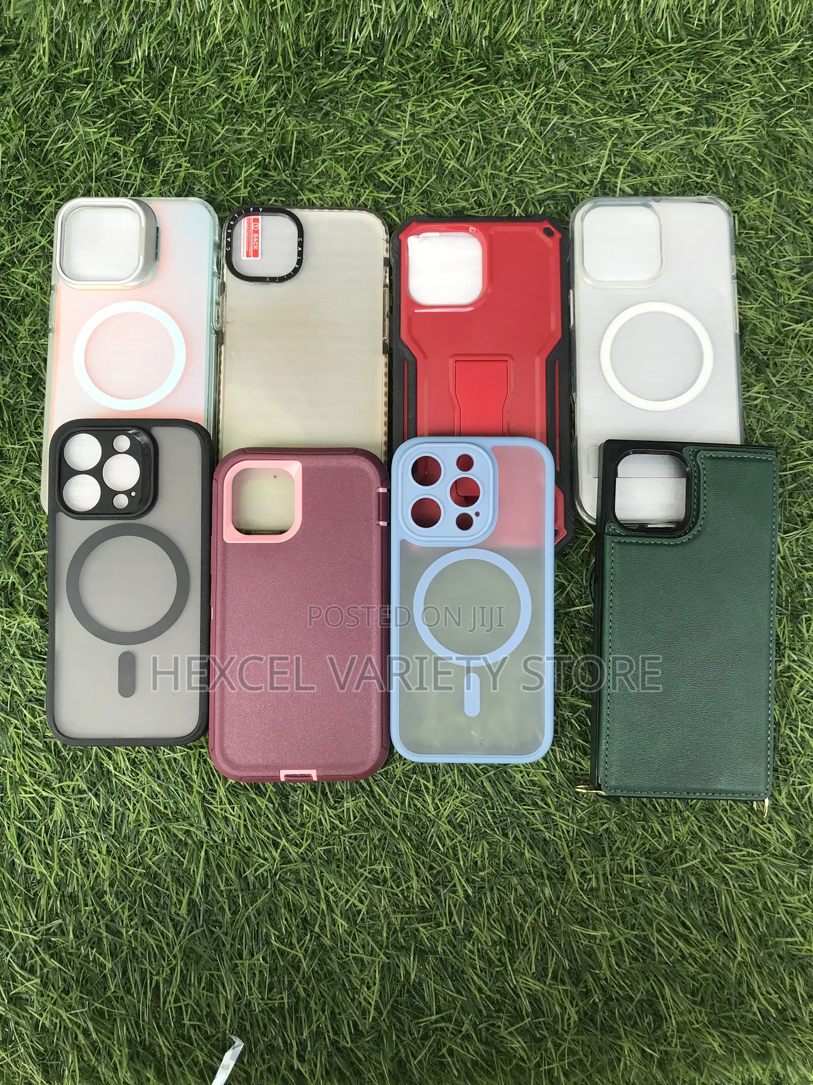 Premium iPhone Pouch With Tempered Glass Screen Protector