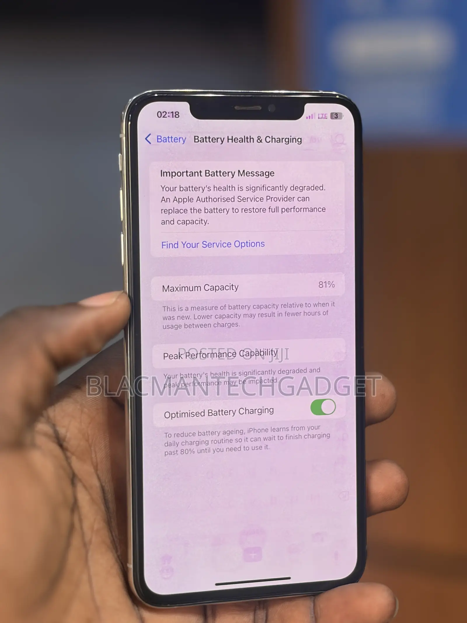Apple iPhone XS Max 64 GB Silver
