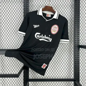 Liverpool 1999/00 Away Retro Jersey – Black