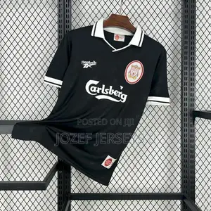 Liverpool 1999/00 Away Retro Jersey – Black
