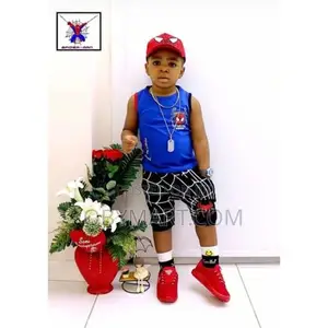 3 in 1 Amazing Spiderman Set With Red Cape –Blue