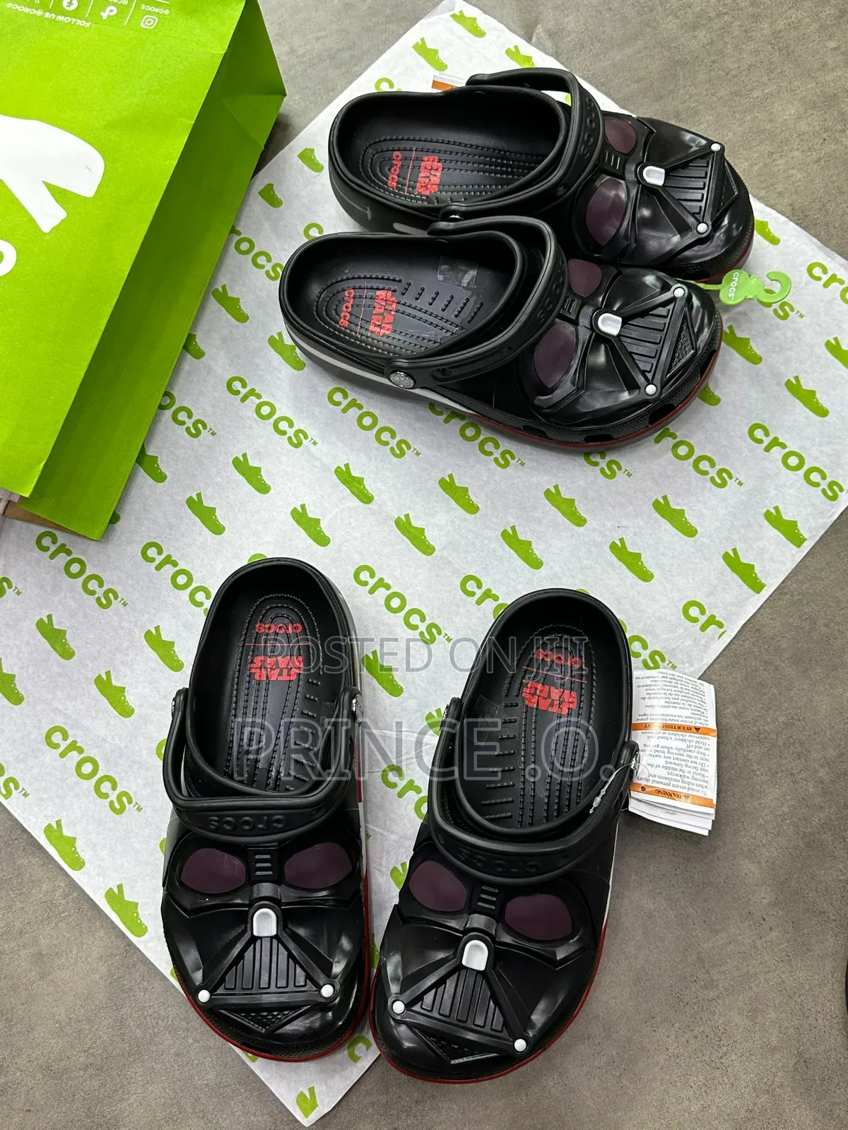 Stars Wars Darth Crocs