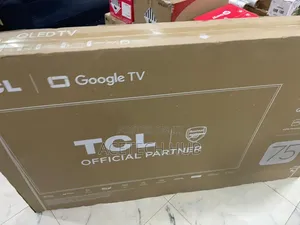 TCL 75" Google Smart Tv Available