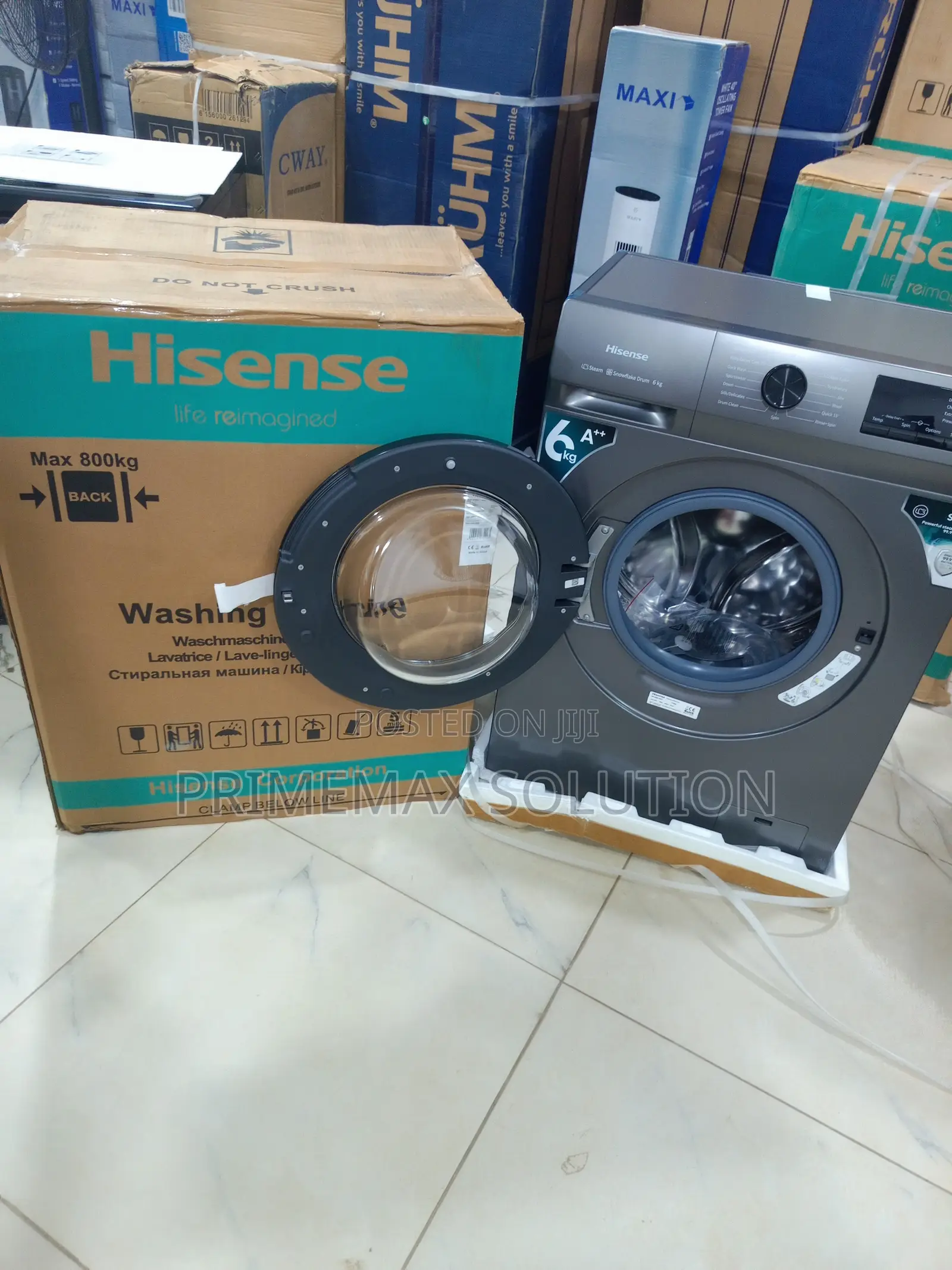 Experience Silence Clean With Hisense 6kg Front Loader