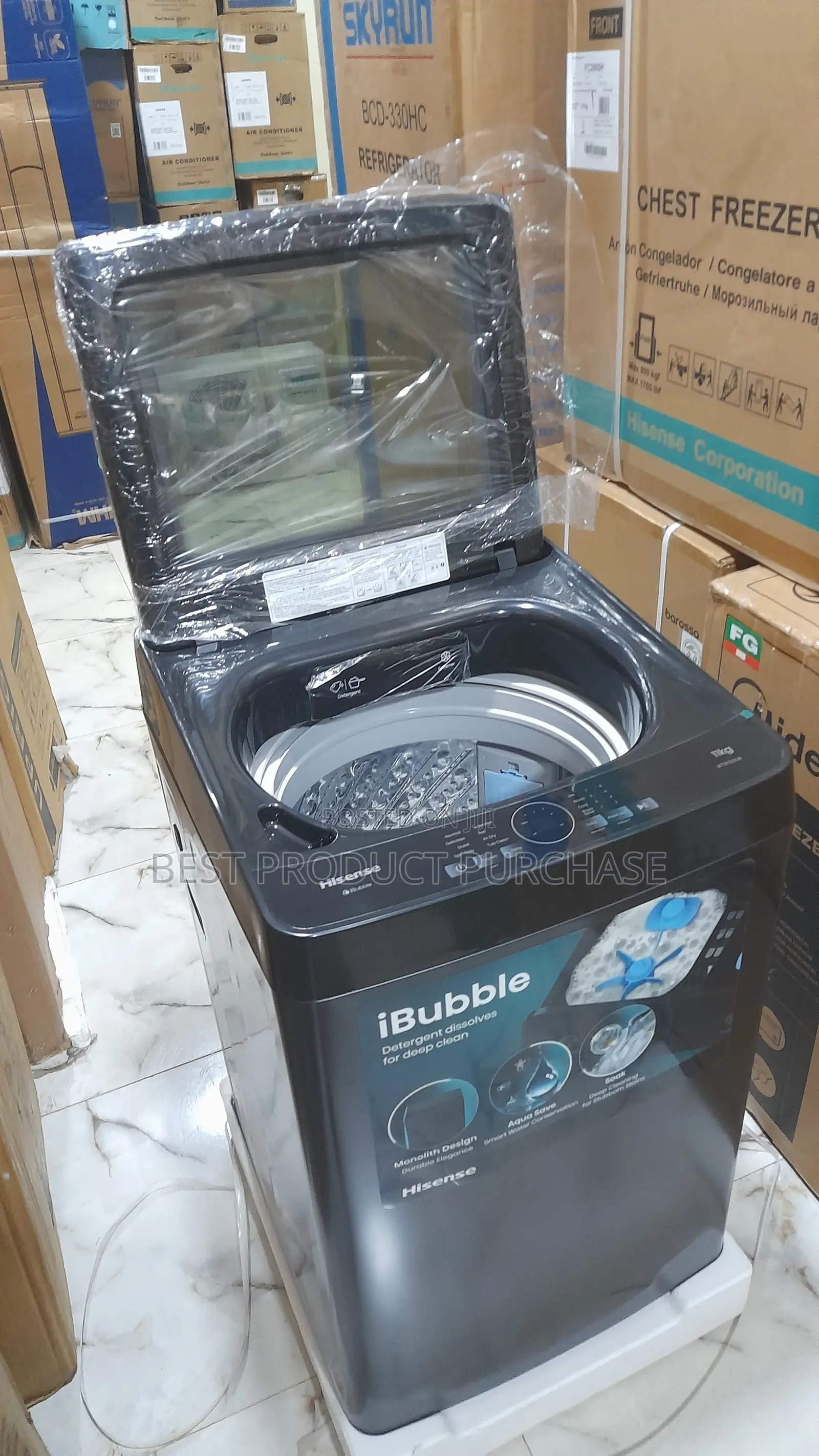Large Capacity Hisense 11kg Top Load Washing Machine