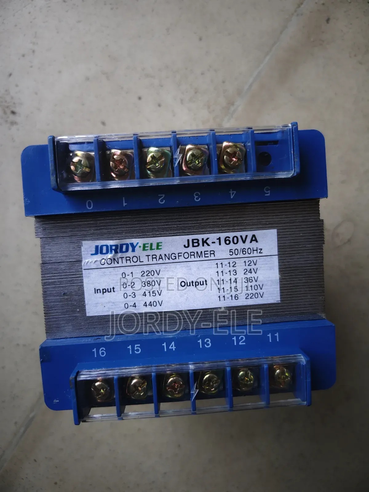 Control Transformer 50/60hz