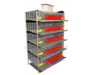 6 Tiers 360 Quail Cage With Feeder Drinker Manure