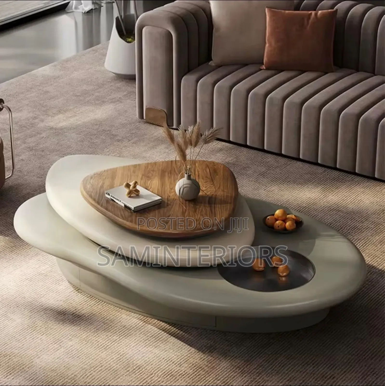 Luxury and Magic Center Table With 3 Steps