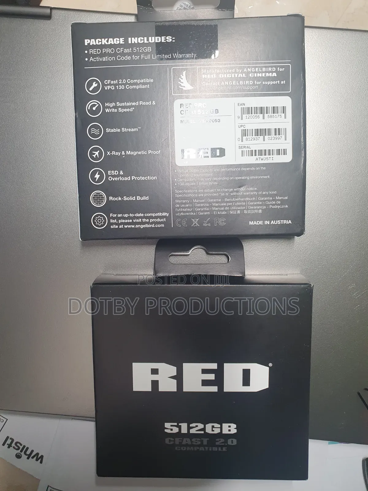 512gb Red Pro Cfast 2.0 Card