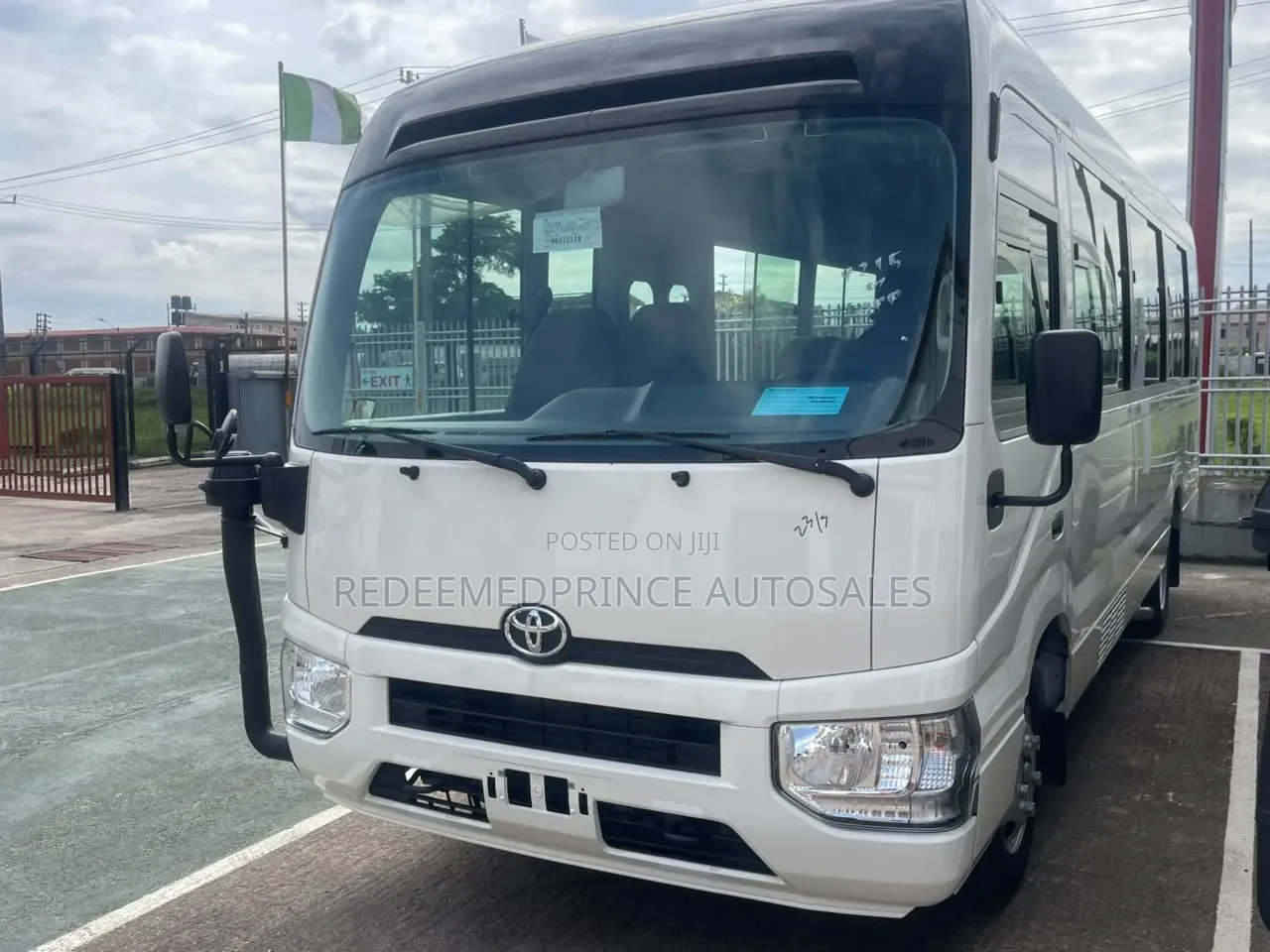 New Toyota Coaster 2025 White