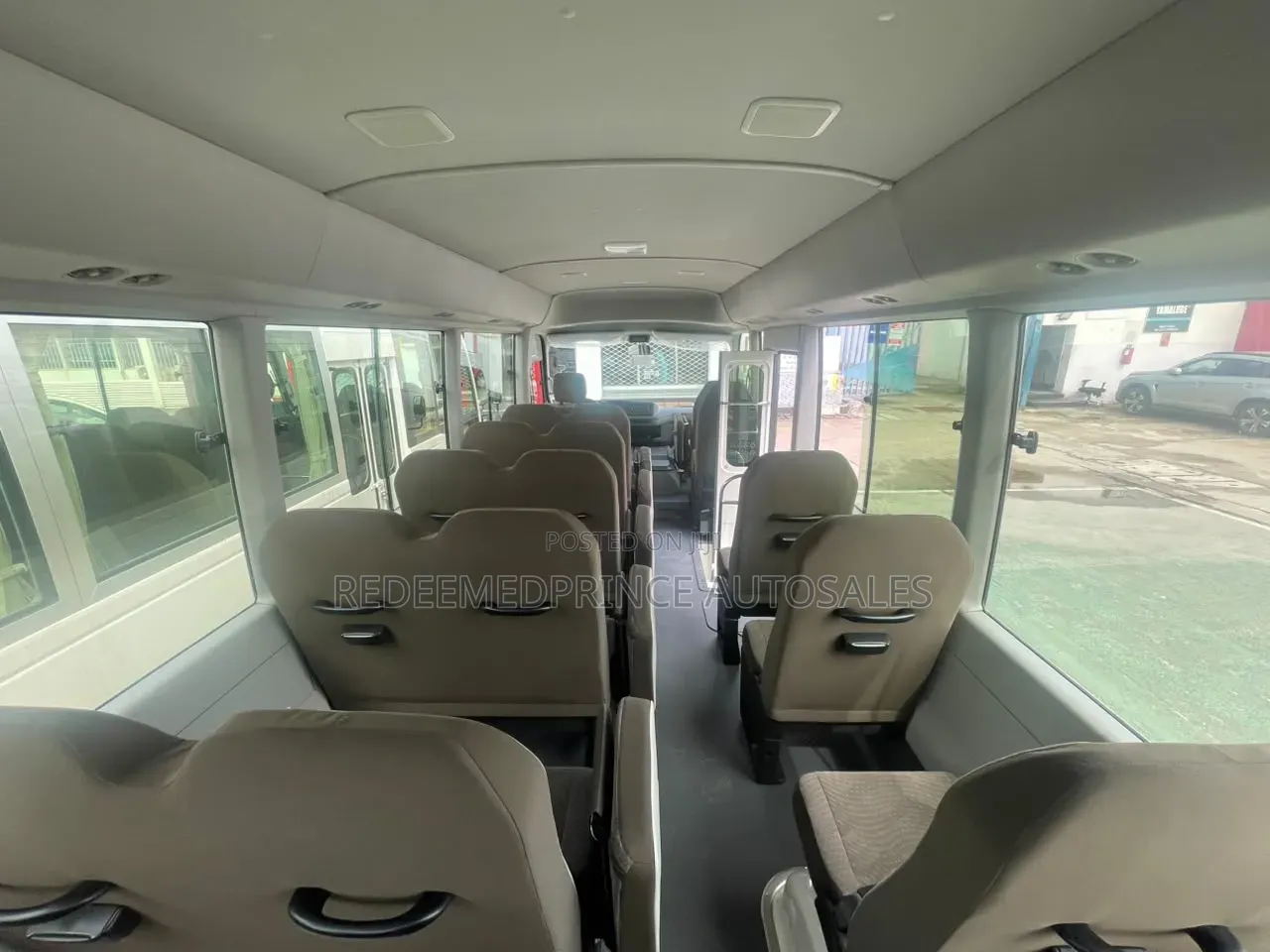 New Toyota Coaster 2025 White