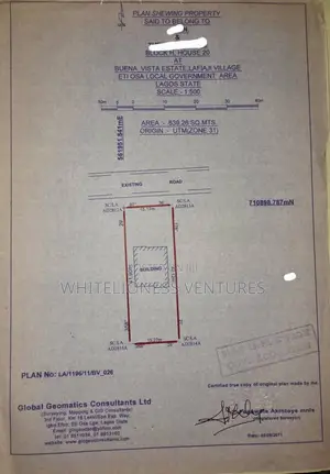 A Plot of Land for Sale in Buene Vista Estate