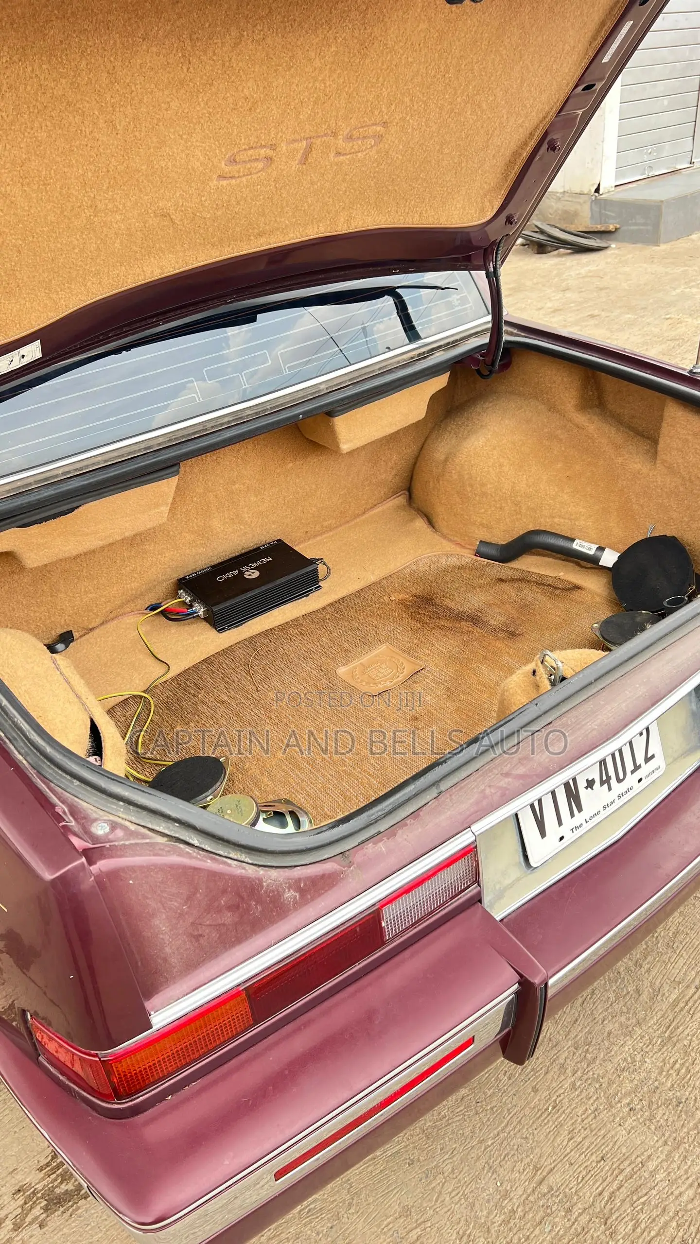 Cadillac Deville 1989 Burgundy