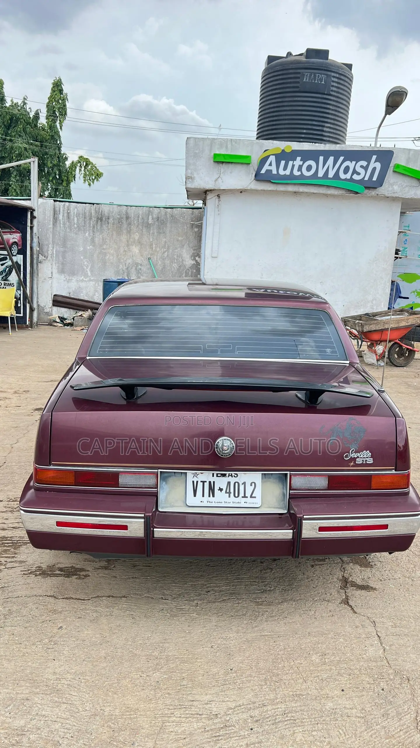 Cadillac Deville 1989 Burgundy