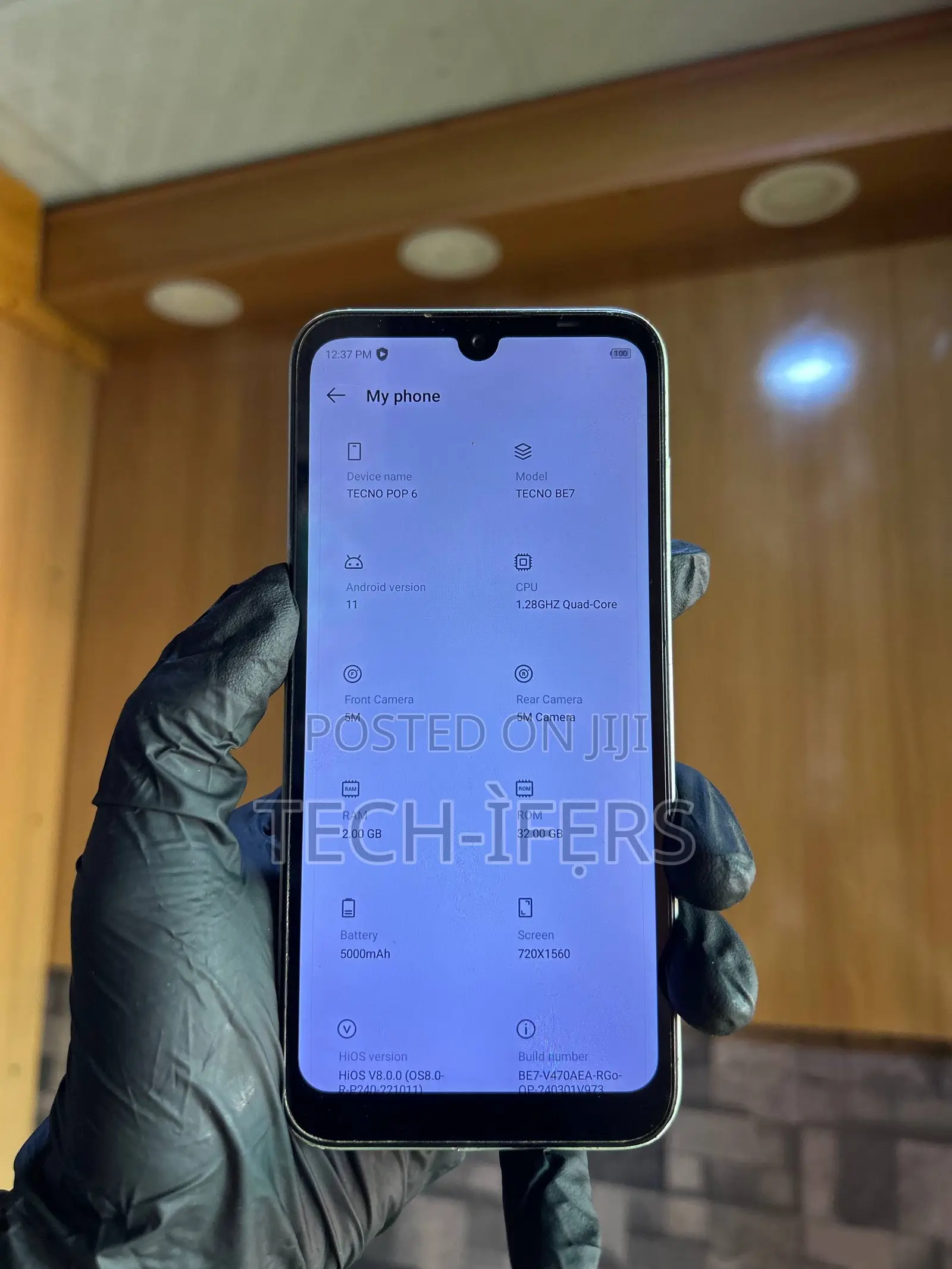 Tecno Pop 6 32 GB Yellow