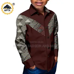 Print Button Down Collar Shirt