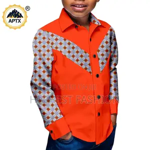 Print Button Down Collar Shirt