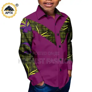 Print Button Down Collar Shirt