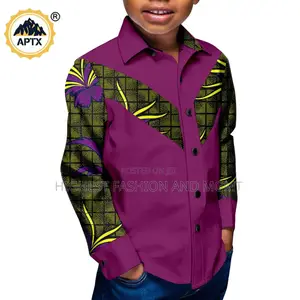 Print Button Down Collar Shirt