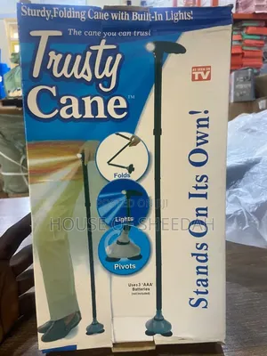 Trusty Cane Foldable Walking Stick With Built-in Light