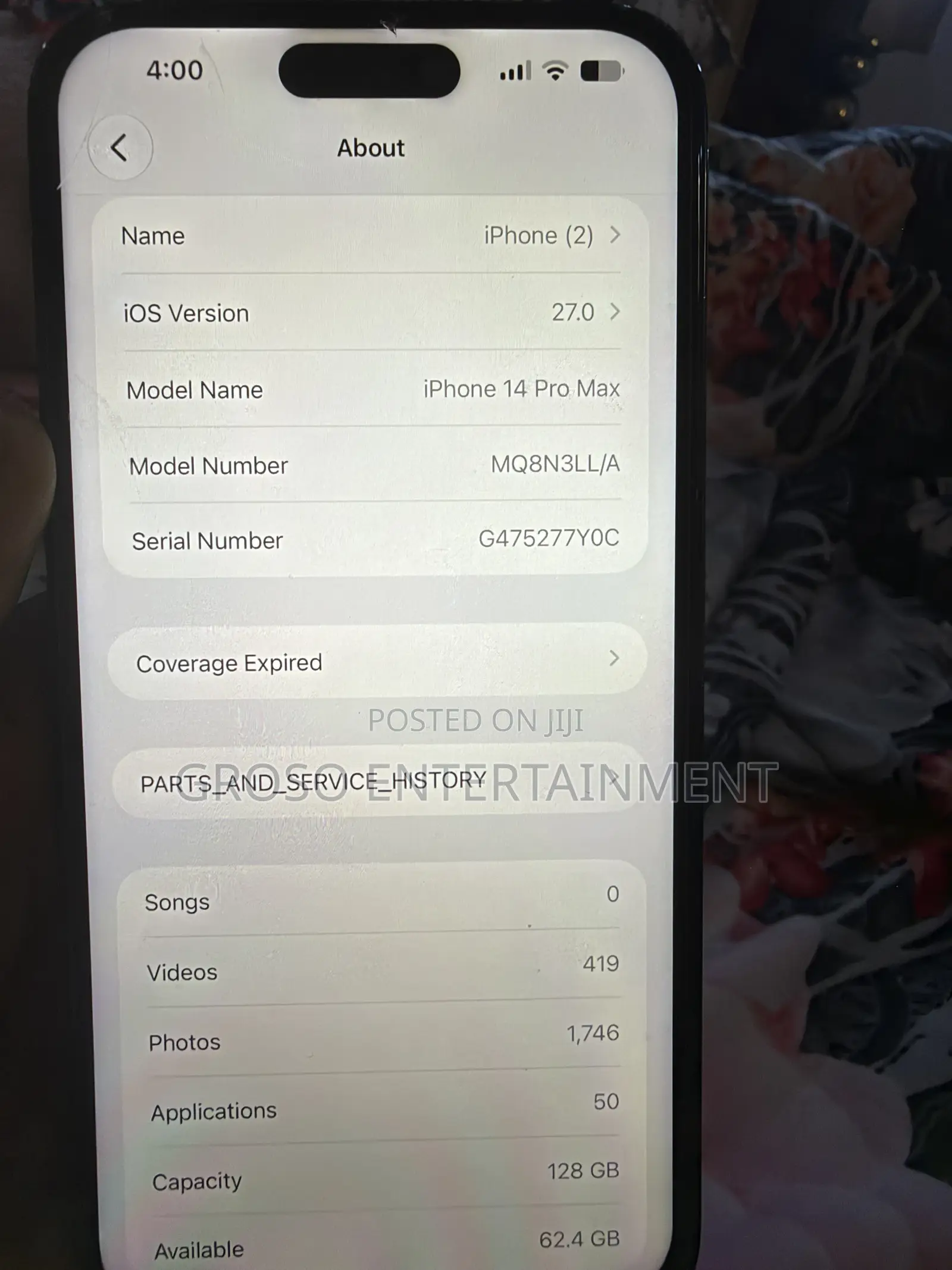 Apple iPhone 14 Pro Max 128 GB Black