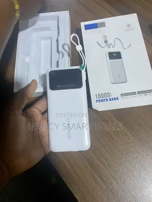 New Rocco10000mah Fast Charging Power Bank.Portable High Capacity Bh