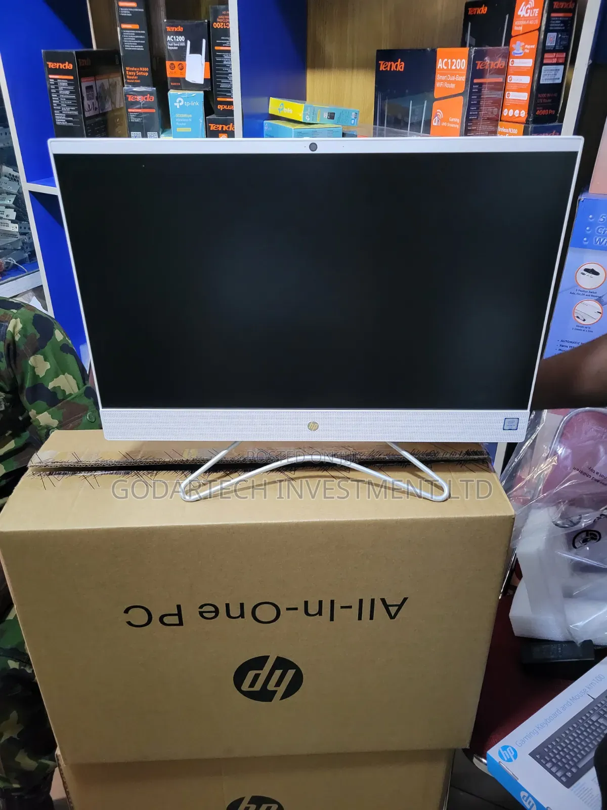 New Desktop Computer HP AiO 22 8GB Intel Celeron SSD 256GB