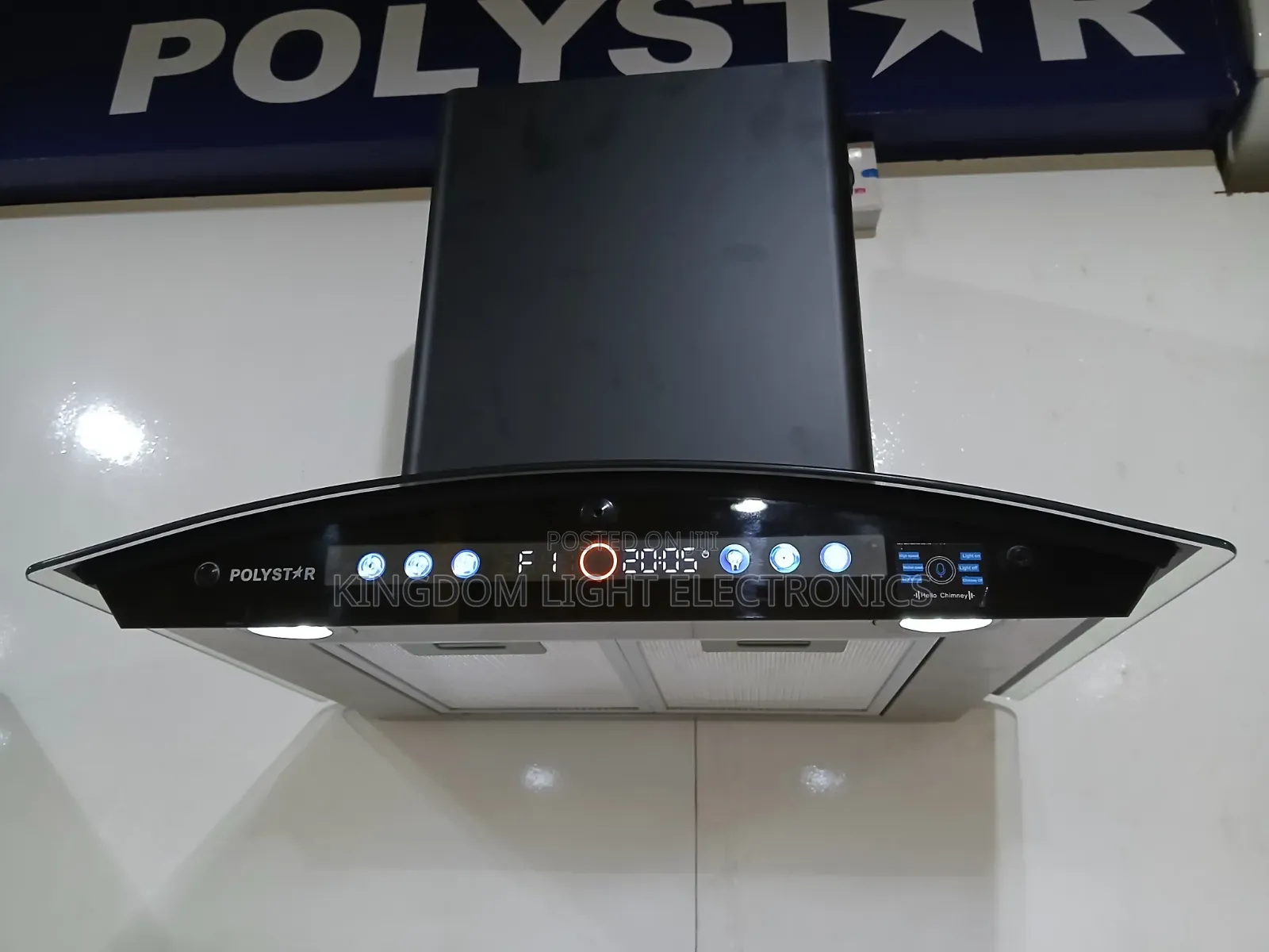 Polystar Soft Touch With Hand Wave Control 60x60cm Heat Extractor