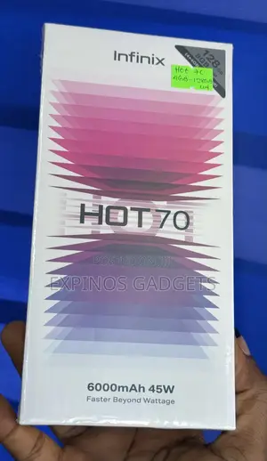 New Infinix Hot 70 128 GB Black