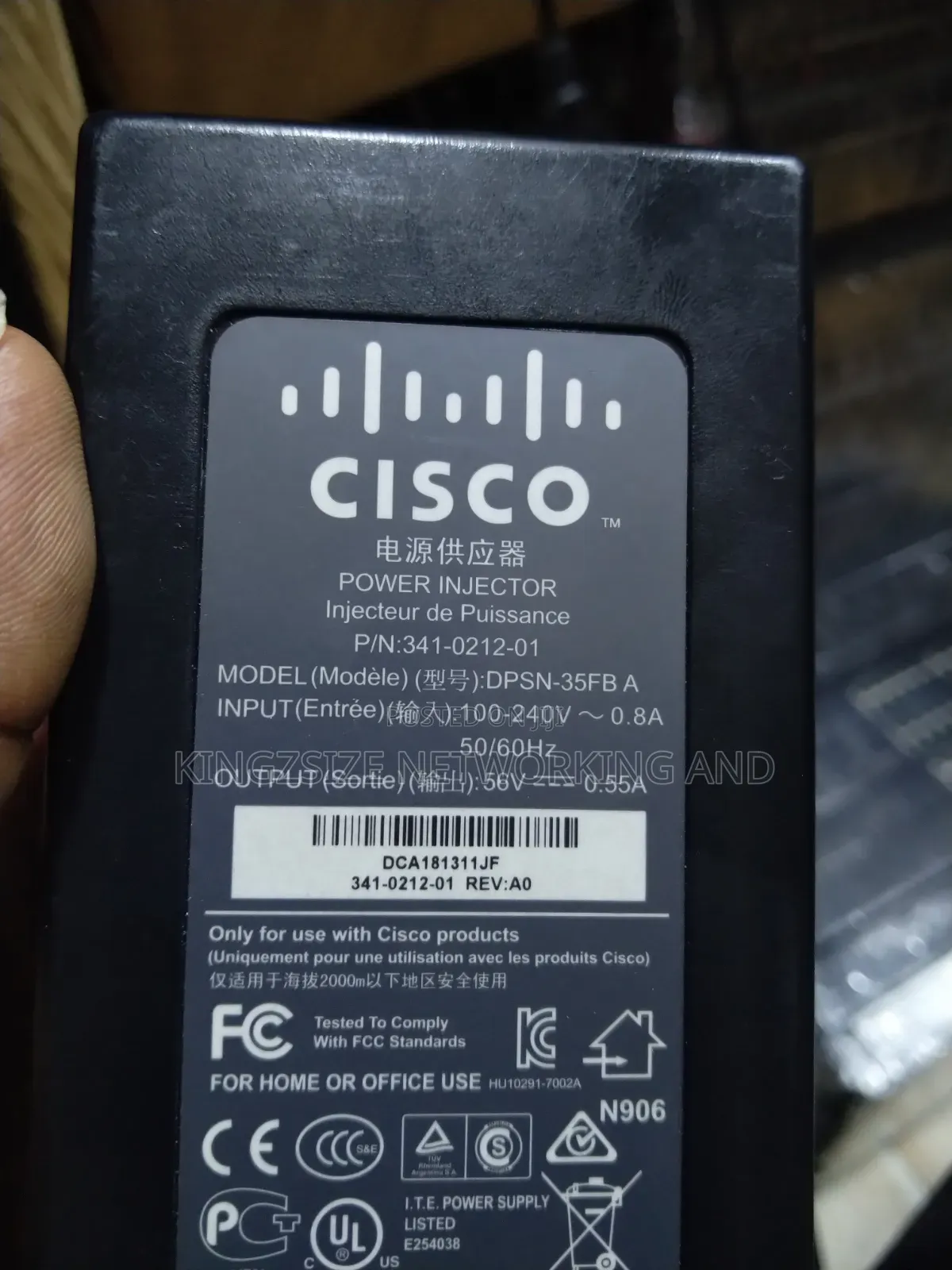 Cisco Poe Injector 56v