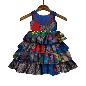 Sleeveless Stepped Gown for Girls