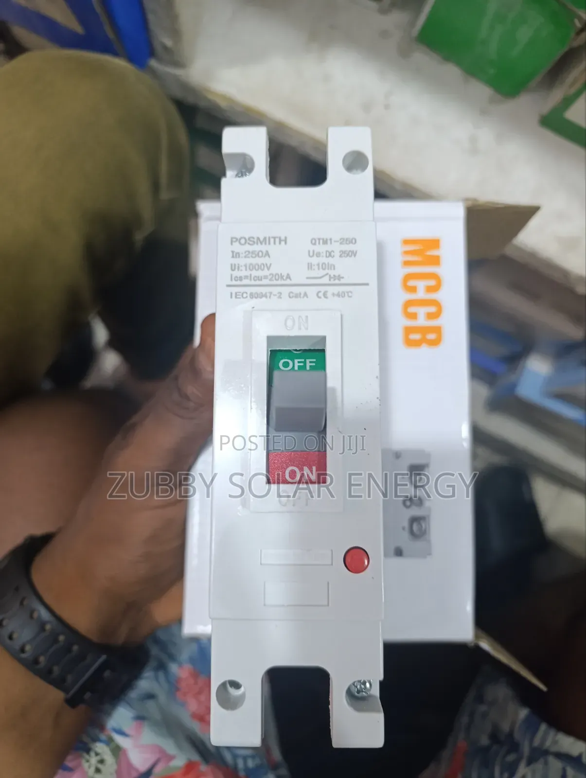250a Single Pole Dc Mccb Breaker