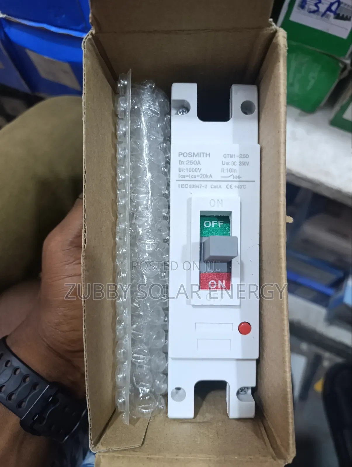 250a Single Pole Dc Mccb Breaker