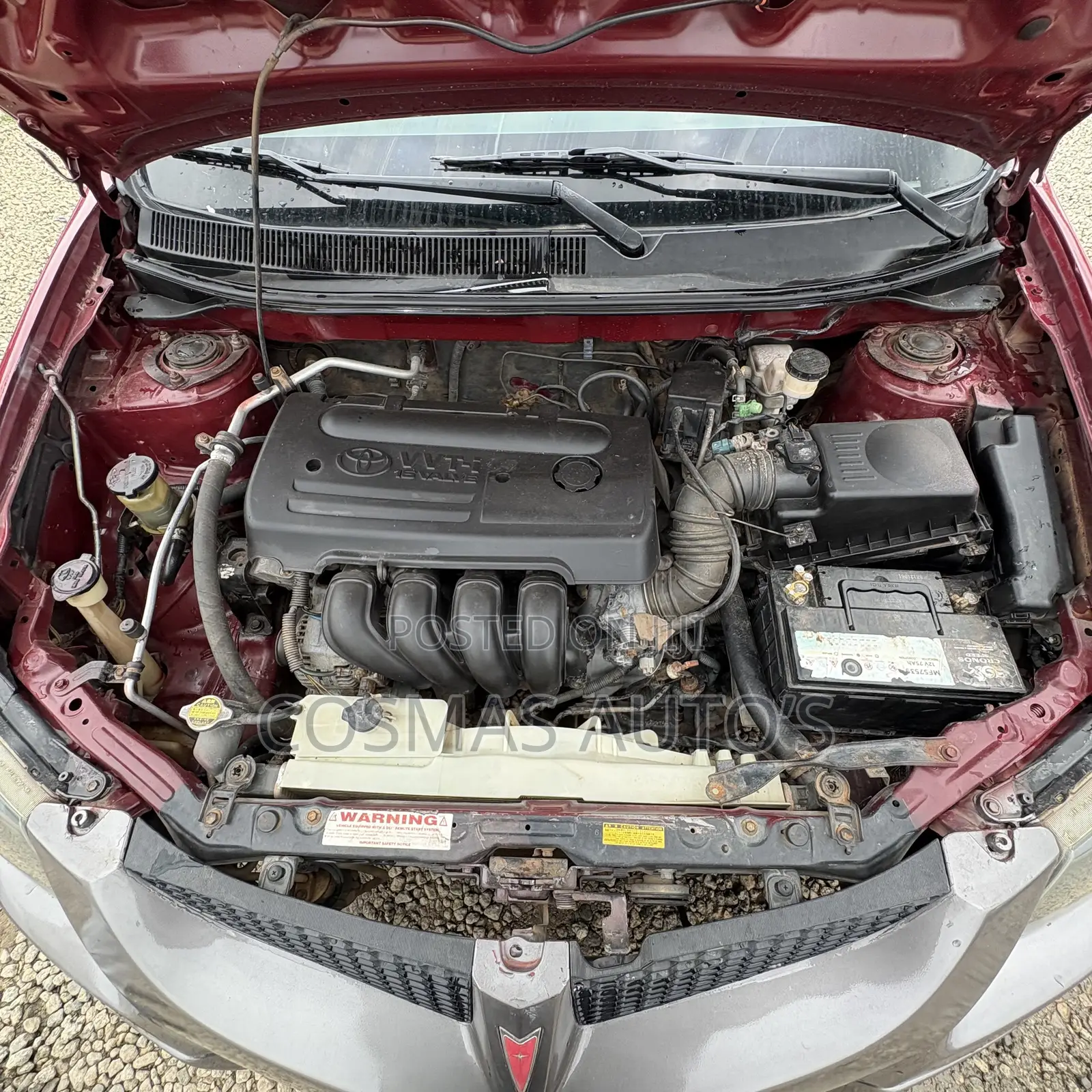 Pontiac Vibe Automatic 2004 Red